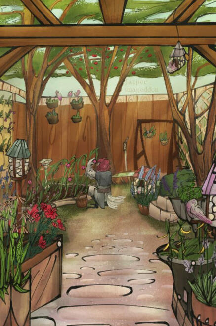 Gardening (Commission from Pinkamedic); 2025