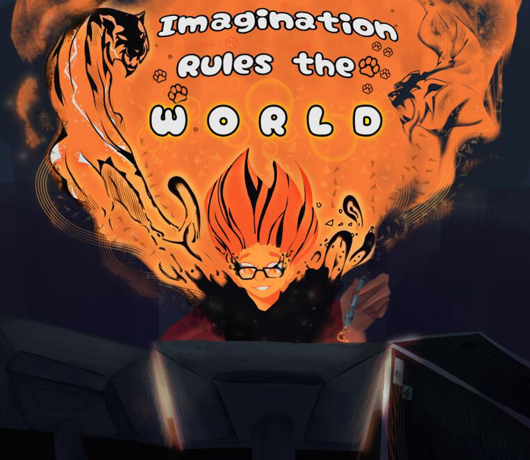 Imagination Rules (gift for school art room); 2023