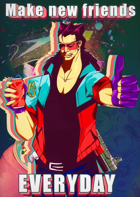 Listen to your local MOD! (Mullet Madjack fan-art); 2025
