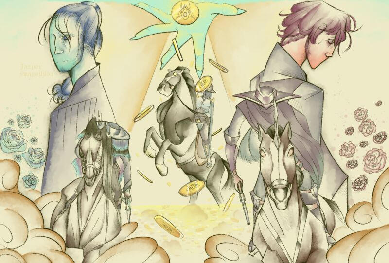 Cowboy Original Character (Jack, Cassandra, Eden) Poster; 2025