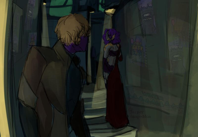 Meet-Up Scene Sketch; 2024