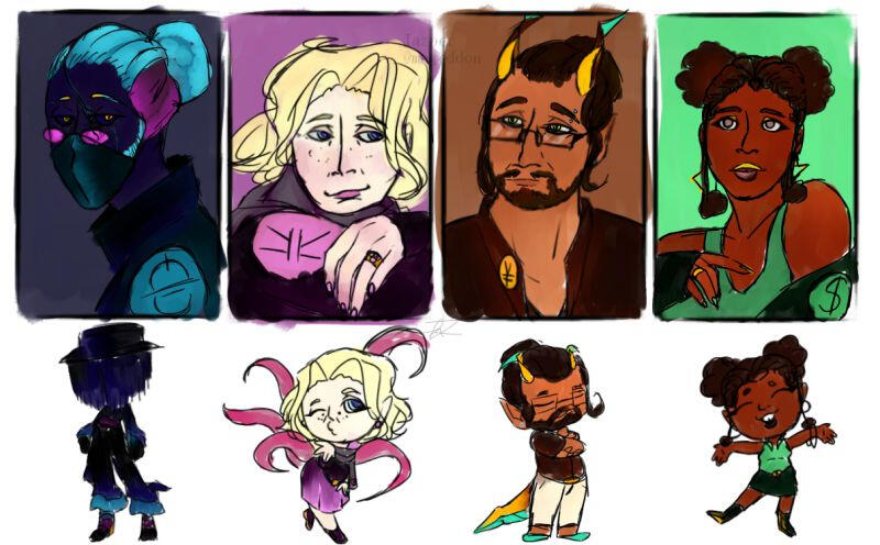 Original Character (Jack, Ana, Audric, Tabitha) Lineup; 2023