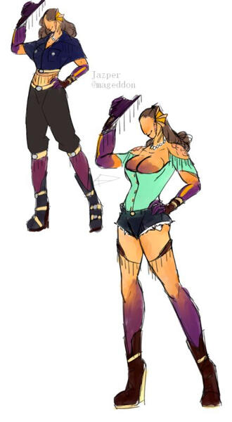 Original Character (Akajo) Outfit Concepts; 2024